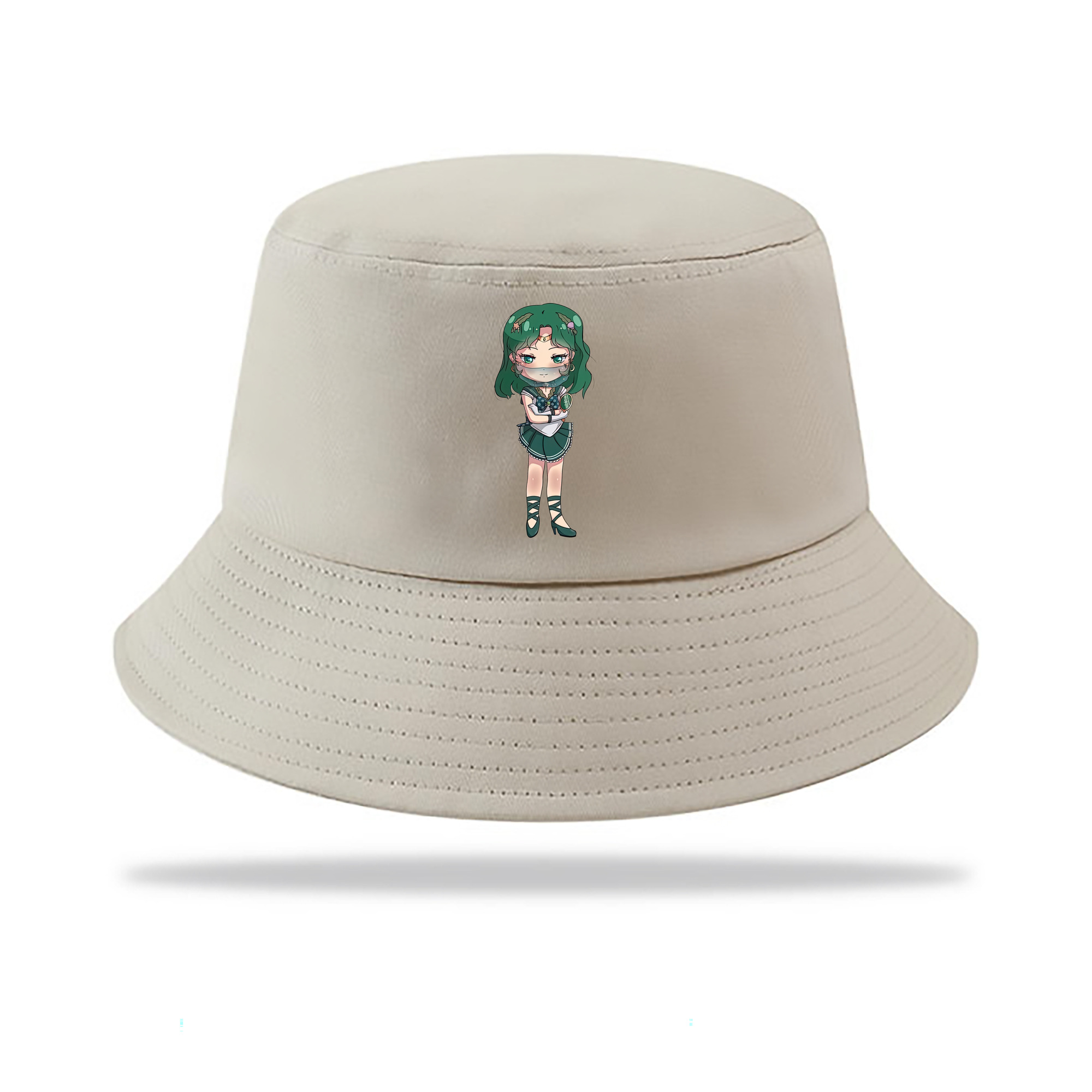 （画像用） 美少女戦士セーラームーン 海王 みちる（かいおう みちる） Sailor Moon Kaiou Michiru アウトドア日除けバケットハット